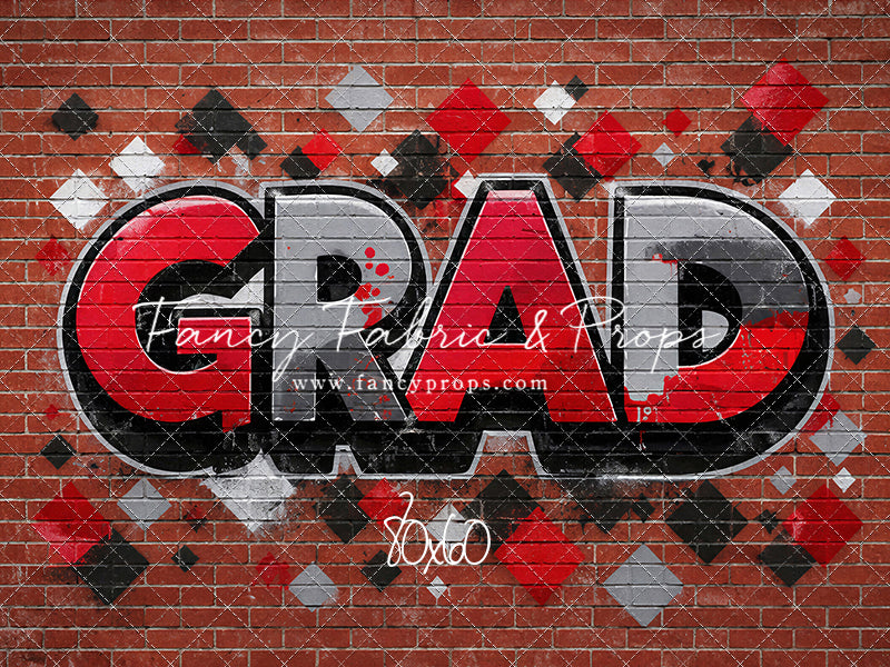 Red, Black & Gray Grad - With Sweep Option