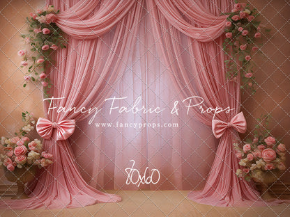 Rose Drapes - With Sweep Option