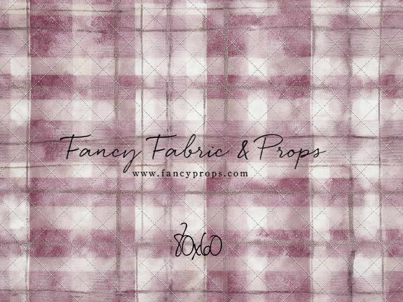 Rose Mist Plaid - With Sweep Option