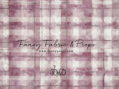 Rose Mist Plaid - With Sweep Option