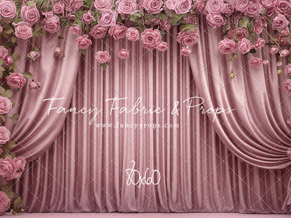 Rose Petal Curtain - With Sweep Option
