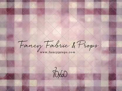 Rose Quartz Plaid - With Sweep Option
