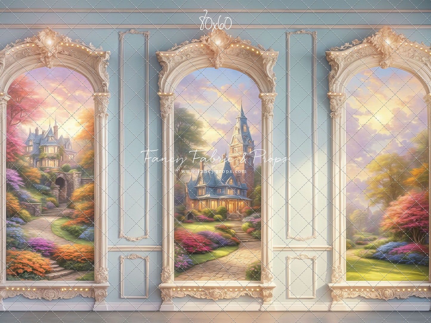 Royal Victorian Wainscoting Wall - With Sweep Option