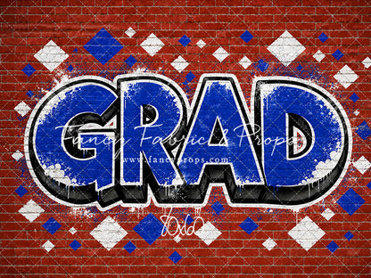 Royal & White Grad - With Sweep Option