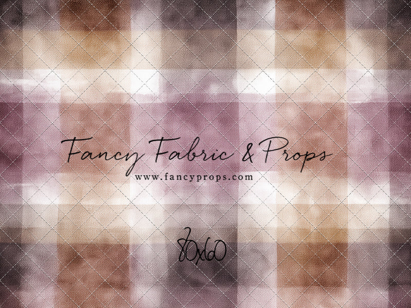 Rustic Plum Plaid - With Sweep Option