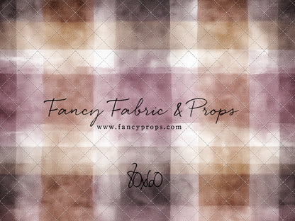 Rustic Plum Plaid - With Sweep Option