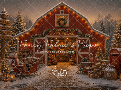 Santa's Village Barn - with Sweep Option