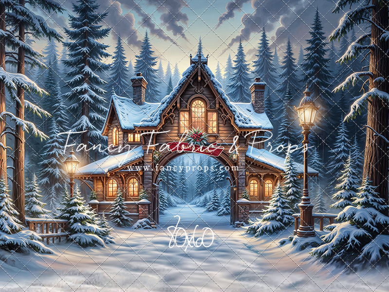 Santa's Village Entrance - With Sweep Option