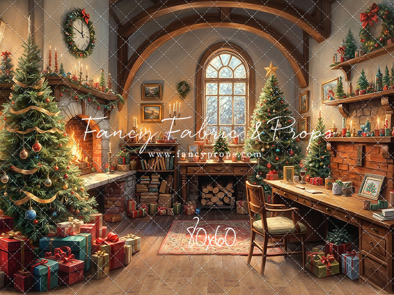 Santa's Winter Cabin - with Sweep Option