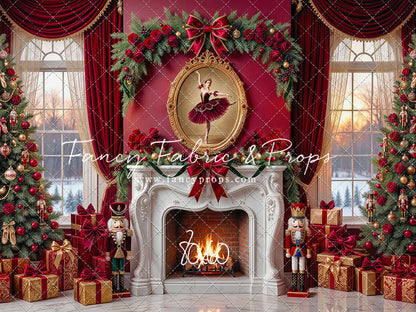 Scarlet Ballerina Christmas - with Sweep Option