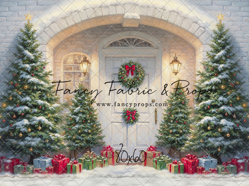 Snowy Doorstep Delight - With Sweep Option