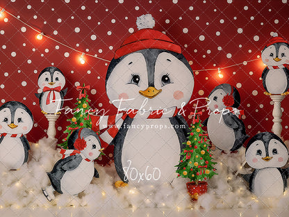 Snowy Penguin Friends