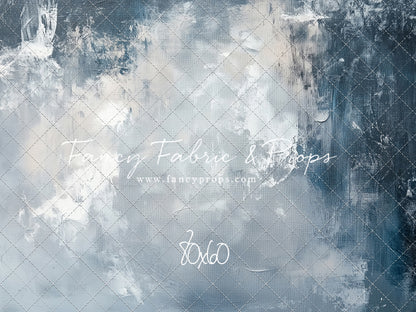 Stormy Skies - With Solid Blue Floor Sweep Option