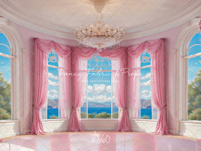 Summer Season Victorian Window - Marble Floor - With Sweep Option