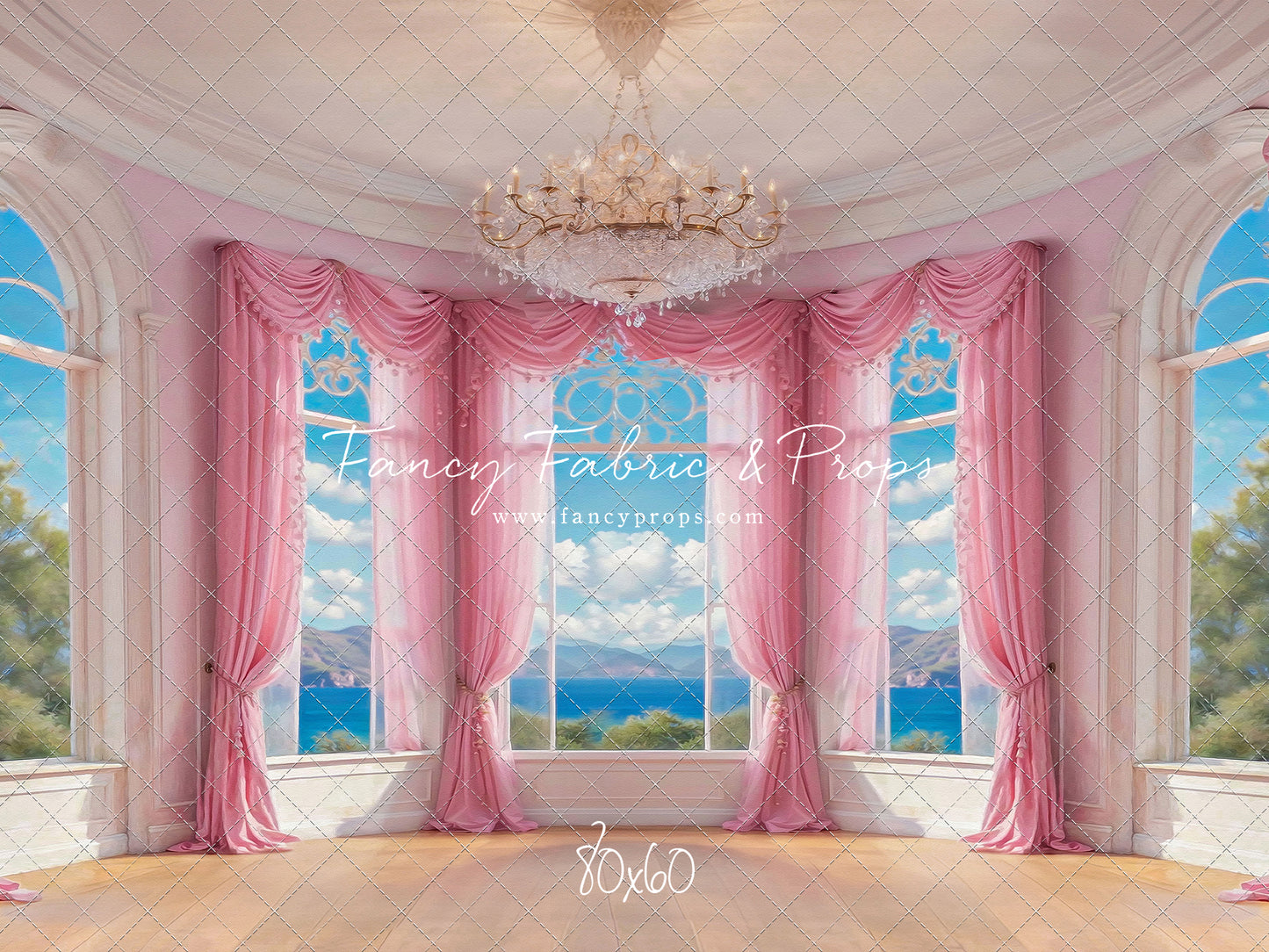 Summer Season Victorian Window - Wood Floor - With Sweep Option