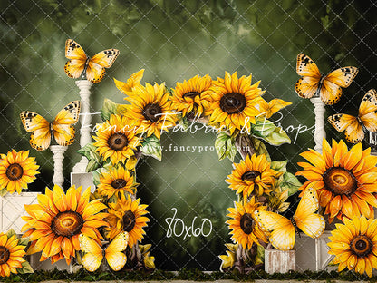 Sunny Flowers & Butterflies