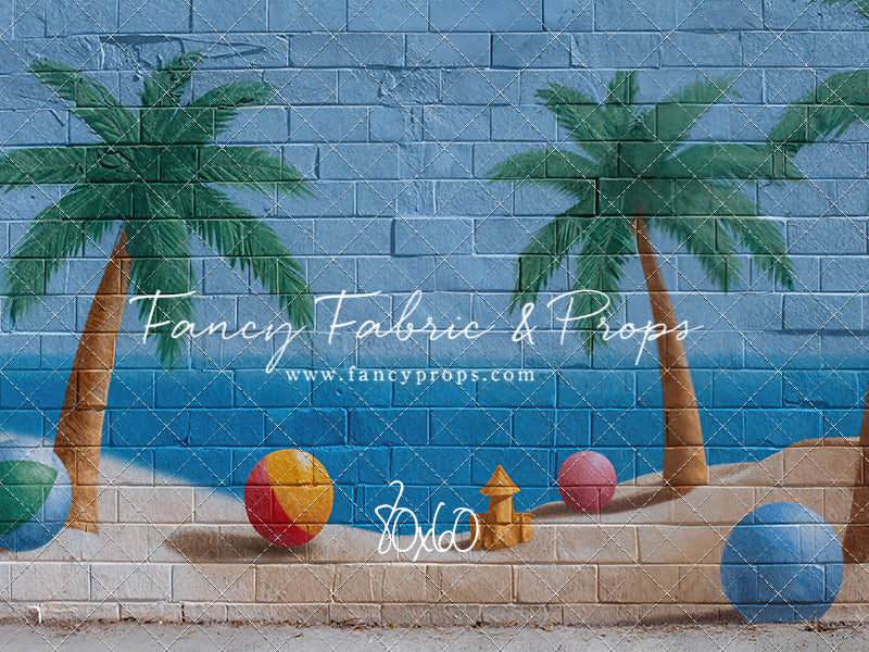 Sunny Shores Mural - With Sweep Option