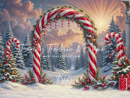 Sweet Trail To Santa - with Sweep Option