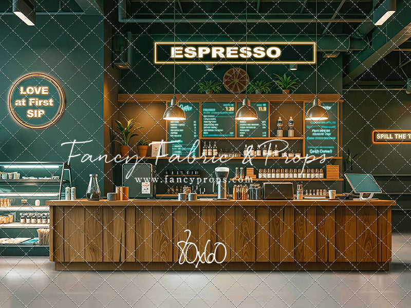 The Coffee Spot - White Floor Version - With Sweep Option