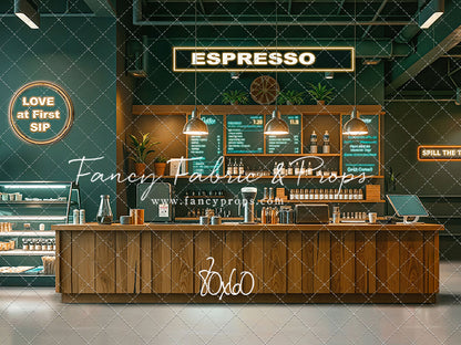 The Coffee Spot - White Floor Version - With Sweep Option