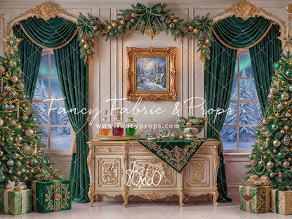 The Gilded Green Room  - with Sweep Option