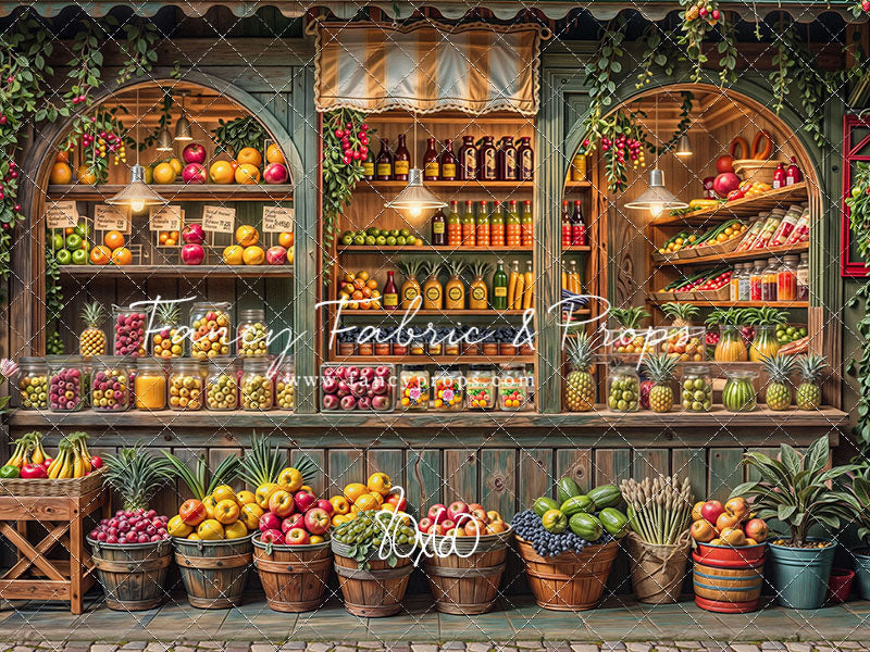 Tropical Fruit Market - With Sweep Option