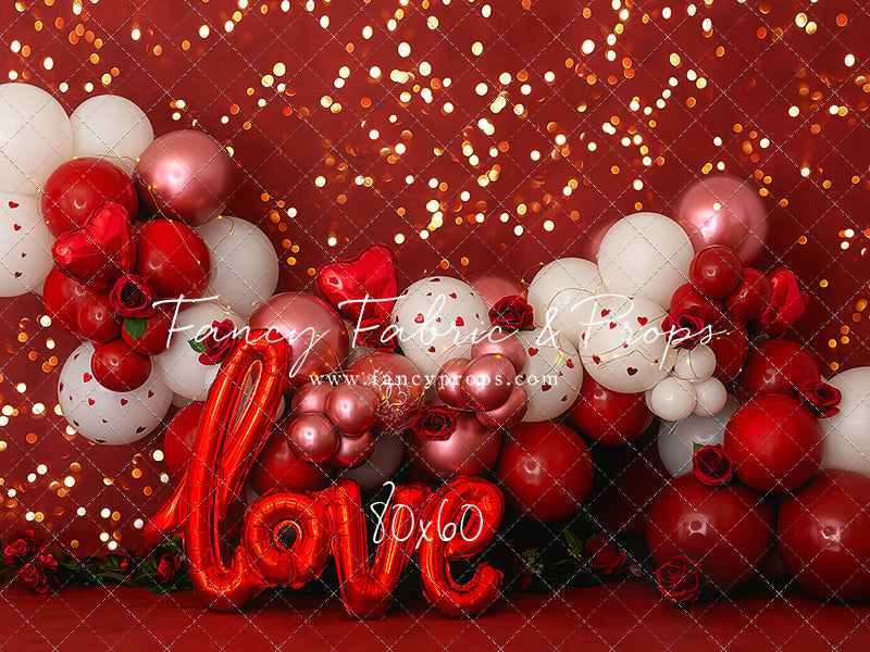 Valentine Balloons & Bokeh