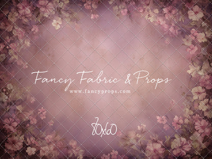 Vintage Mauve Petals - With Sweep Option