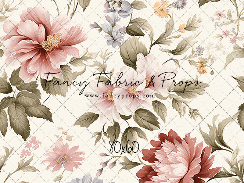 Vintage Pastel Blooms
