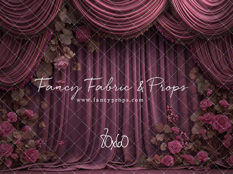 Vintage Plum Romance - With Sweep Option