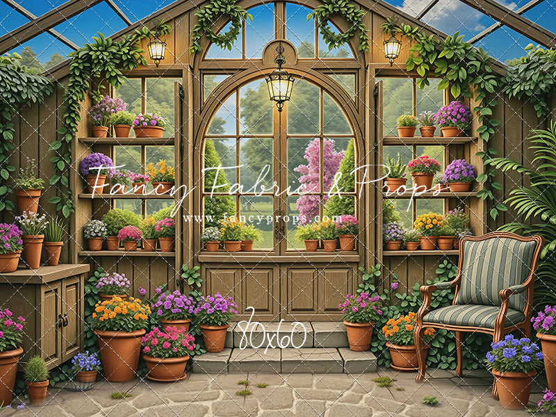Violet Lavender Greenhouse - With Sweep Option