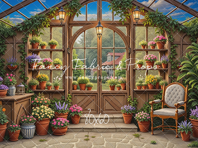 Vivid Blooming Greenhouse - With Sweep Option
