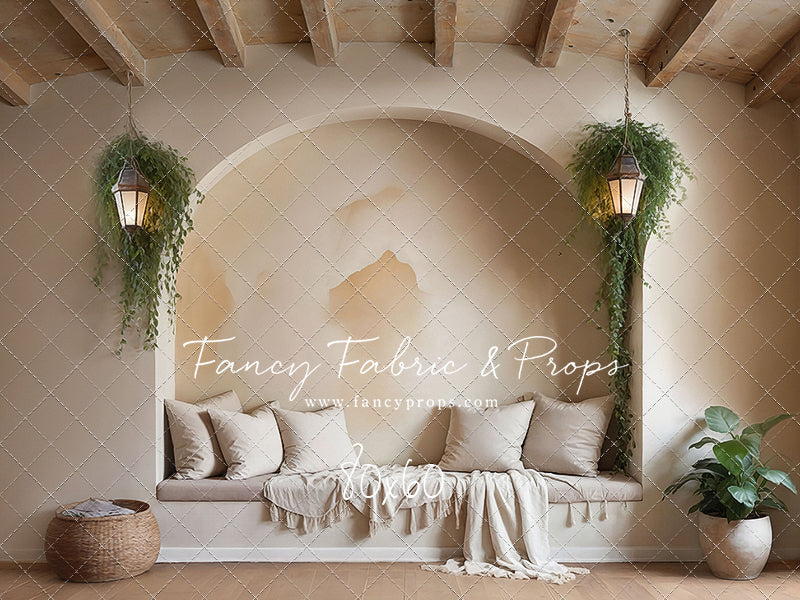 Warm Beige Comforts - Wood Floor - With Sweep Option