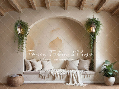 Warm Beige Comforts - Wood Floor - With Sweep Option