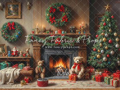 Warm Christmas Corner - With Sweep Option