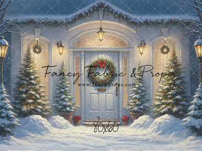 White Christmas Welcome - With Sweep Option