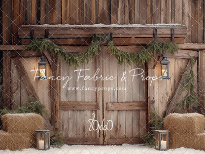 Winter Barn Entry - with Sweep Option
