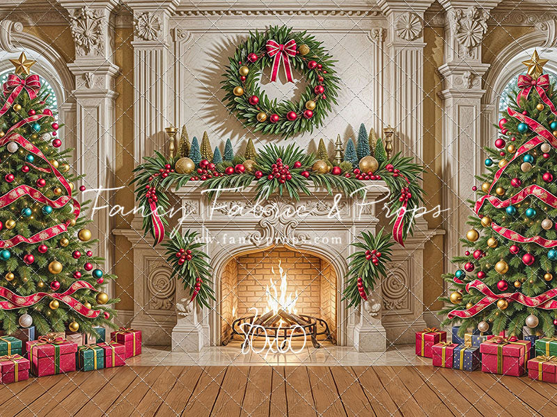 Yuletide Hearth - with Sweep Option