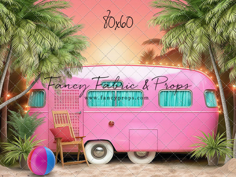 Barbie's Glamper Getaway - Sand Floor - With Sweep Option