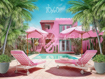 Barbie's Poolside Vacation - Pavement Floor - With Sweep Option