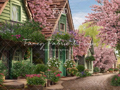 Blossoming Spring Country Road - With Sweep Option