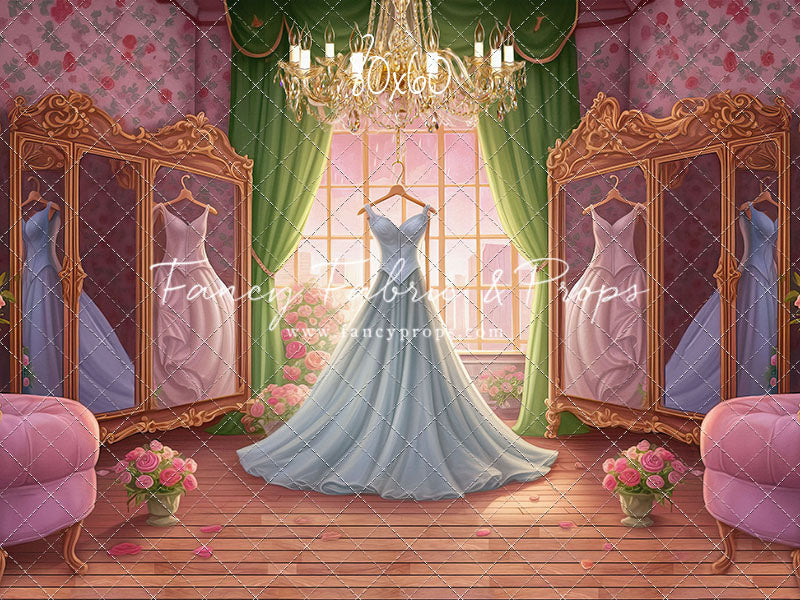Dress Like A Princess - Ice Blue Dress - With Sweep Option