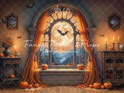 Gothic Moonlit Window - With Sweep Option