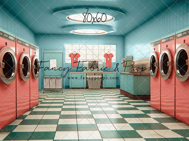 Laundry Day - Blue With Double Washers- With Sweep Option