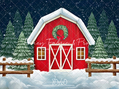 Evening Winter Homestead - with Sweep Option