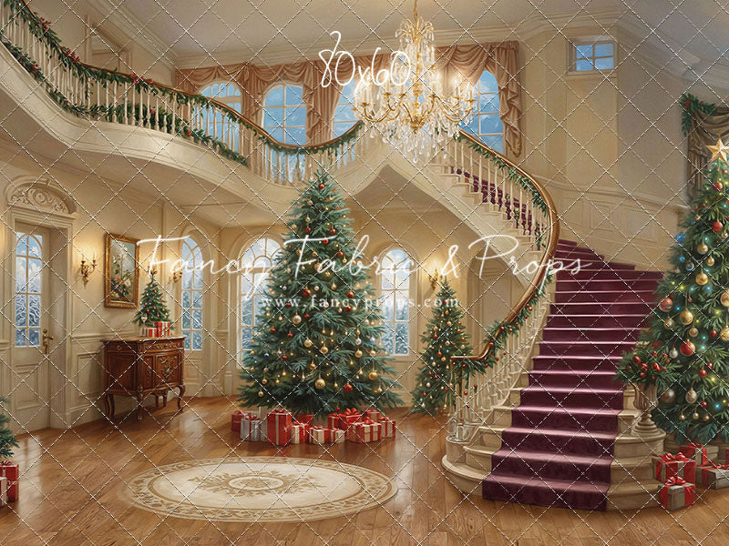 Regal Christmas Staircase - with Sweep Option