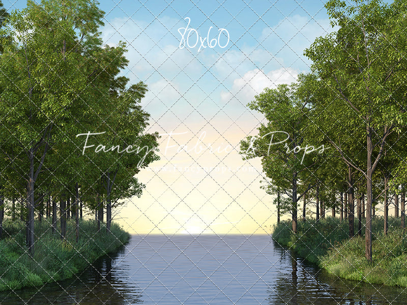 Spring at the Lake - With Sweep Option