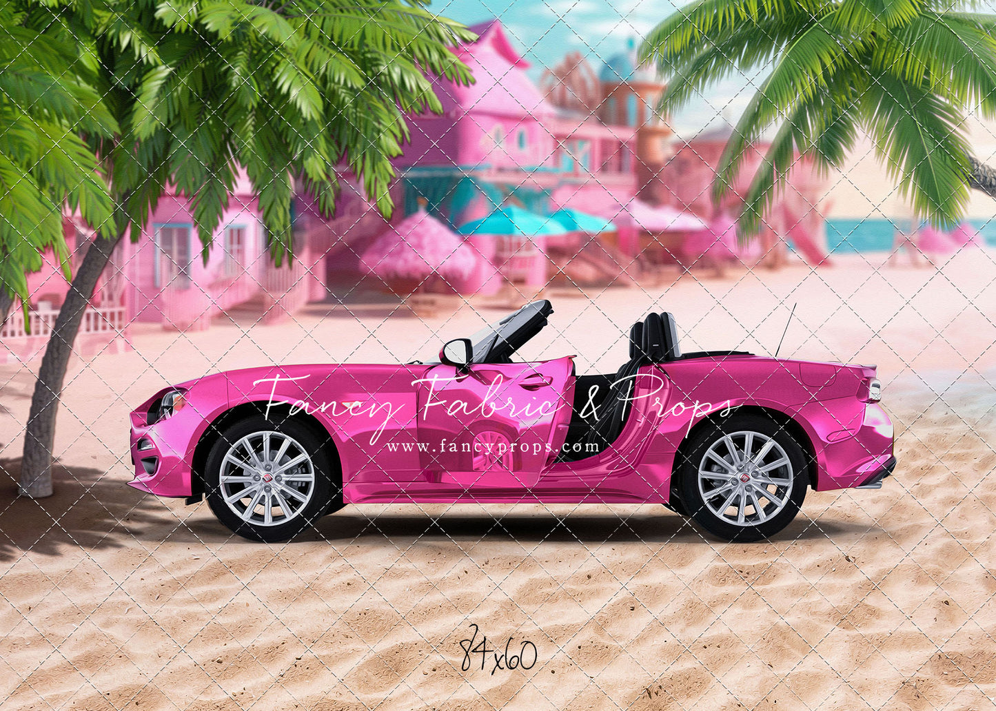 Beach Convertible -Pink - With Sweep Option