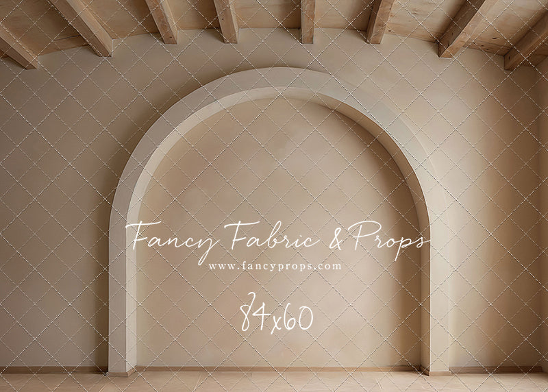 Beige Elegant Arch - Tile Floor - With Sweep Option