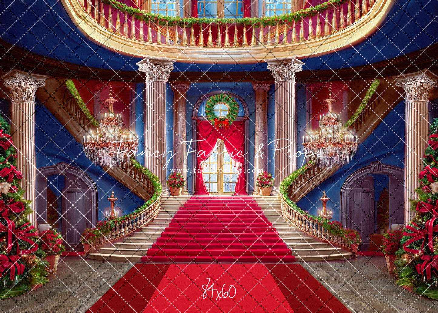 Belle's Royal Staircase - Red Carpet - With Sweep Option